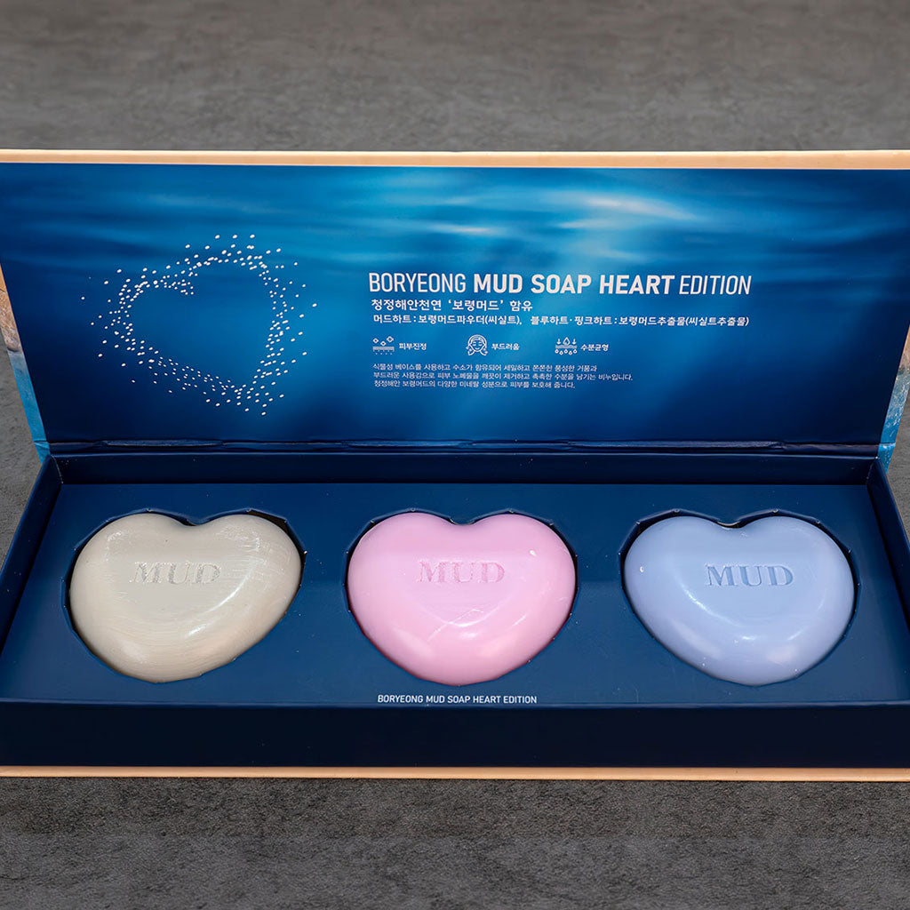 BRMUD Heart Edition Soap Set (3-Pack)